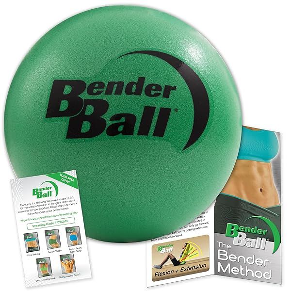 The Original 9 Inch Pilates Ball for Abs Core and Back Workout Ideal for Home Gym and Easy to Carry in Gym Bag or Luggage