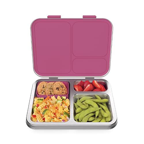 Buy Bentgo Kids Stainless Steel Lunch Box - Eco-Friendly, Leak-Resistant, 3-Compartment Bento for Ages 3+, BPA-Free, Dishwasher Safe