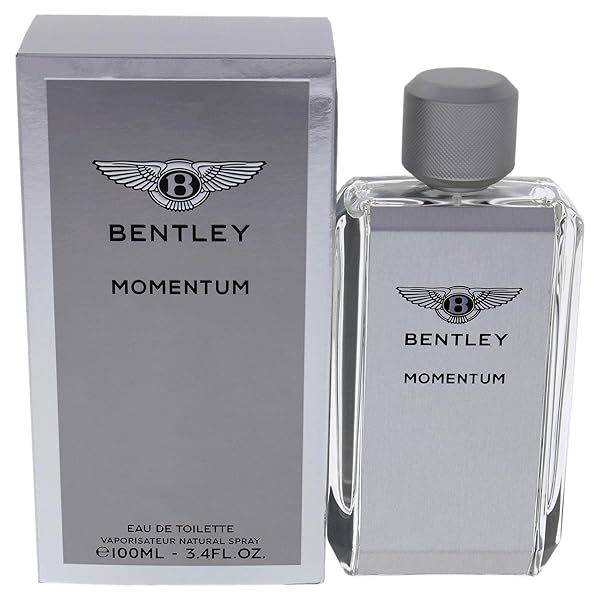 Bentley Momentum Eau De Toilette Spray for Men - 3.4 Fl Oz | Luxury Fragrance for Him