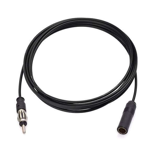 6.5ft Bingfu Car Radio Antenna Extension Cable - FM/AM DIN Plug Coaxial for Vehicle Stereo & Truck