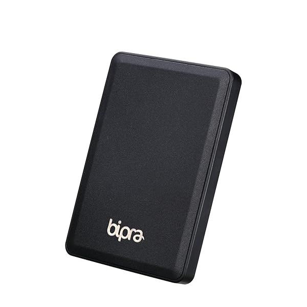 Buy Bipra 500GB Portable External Hard Drive - USB 2.0, 2.5 Inch, One Touch Software - Black