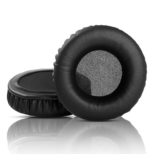 Black Earpads Replacement Foam Cushions for Sony MDR RF6500 Headset Headphone Protein Leather Covers