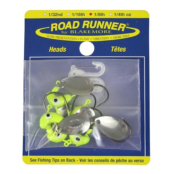 Blakemore TTI Road Runner Bulk Head Hook - Chartreuse 1/8-Ounce for Ultimate Fishing Success