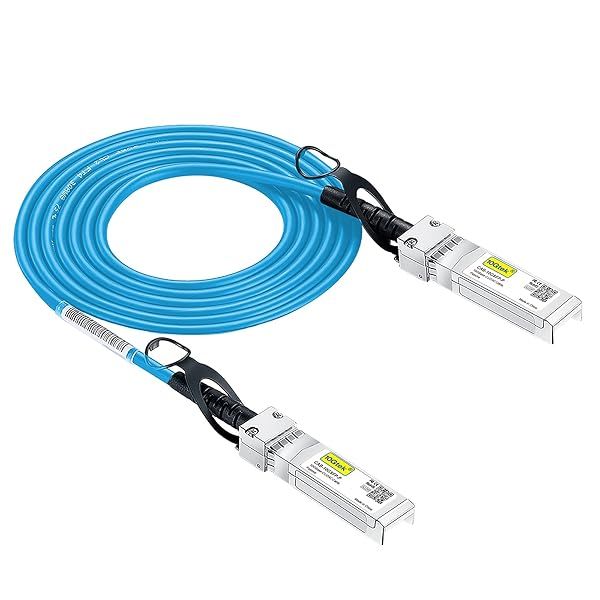 Colored 10G SFP+ DAC Cable - Twinax SFP Cable for Cisco SFP-H10GB-CU2M, Ubiquiti UniFi, D-Link, Supermicro, Netgear, Mikrotik, Fortinet, ZTE Devices, 2-Meter(6.5ft)