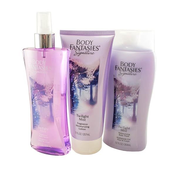 Body Fantasies Twilight Mist 3-Piece Gift Set for Women - Perfect Fragrance Gift!