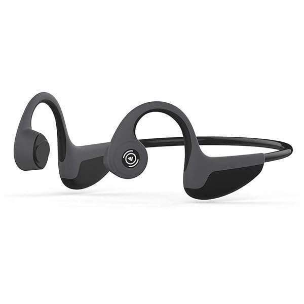 Bone Conduction Bluetooth 5.0 Headphones - Open Ear, Sweatproof, HiFi Stereo for Sports & Running (Black)