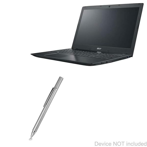 BoxWave Stylus Pen for Acer Chromebook Spin 311 R721T FineTouch Capacitive Super Precise Metallic Silver