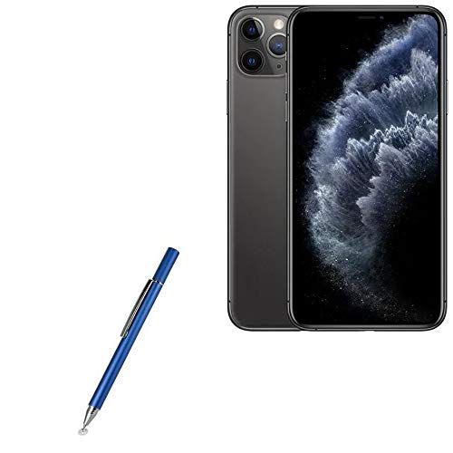 BoxWave Stylus Pen for Apple iPhone 11 Pro Max FineTouch Capacitive Super Precise Lunar Blue