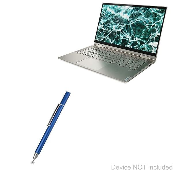 BoxWave Stylus Pen for Lenovo Yoga C740 14 inch FineTouch Capacitive Super Precise Lunar Blue