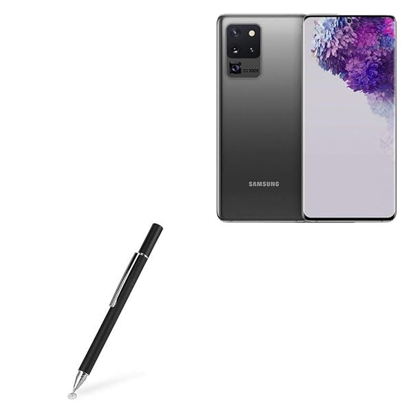 BoxWave Stylus Pen for Samsung Galaxy S20 5G FineTouch Capacitive Super Precise Jet Black