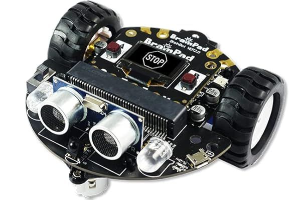 BrainPad Pulse Robot Kit MakeCode STEM Microcomputer for Coding Robots Games and Circuits