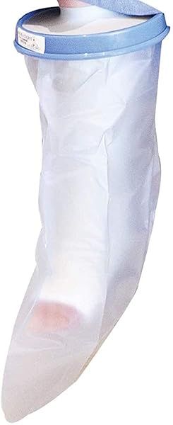 Brownmed Seal-Tight Original Cast and Bandage Protector for Kids Leg and Foot Durable Shower Bag for Swimming Pediatric Medium Leg Cover