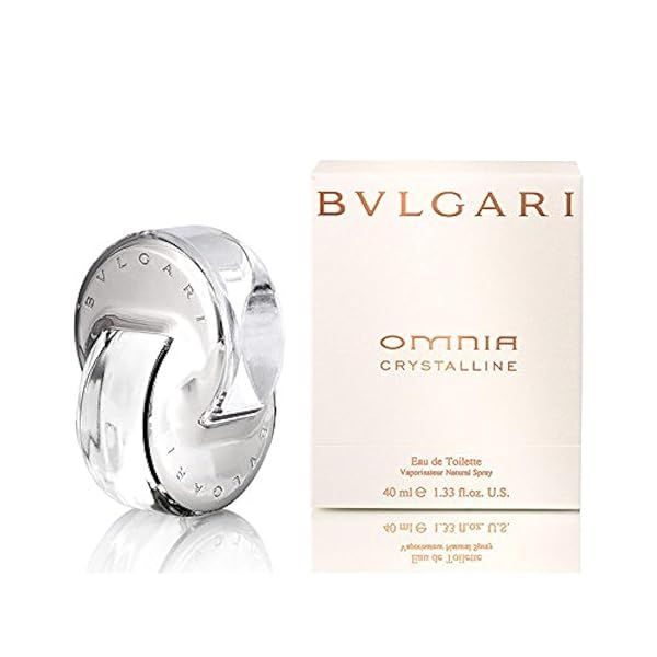 Bvlgari Omnia Crystalline Eau De Toilette Spray for Women - 1.33 oz Silver Fragrance