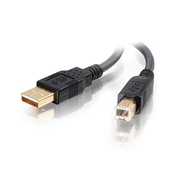 C2G Ultima USB 2.0 A/B Cable 9.8 Feet Black High Speed Connection for Devices
