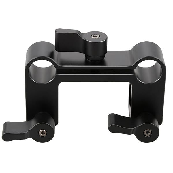 CAMVATE 15mm Rod Offset Railblock 90 Degree DSLR Support Set for Stable Camera Rigging and Enhanced Filmmaking