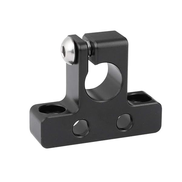 CAMVATE 15mm Single Rod Clamp with 14 Inch Mounting Points for Camera Accessories 2318