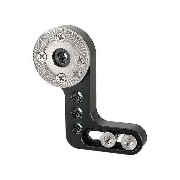"CAMVATE L Type Rosette Extension Mount with M6 Thread & 1/4"-20 Connector - Versatile Camera Accessory 3013"