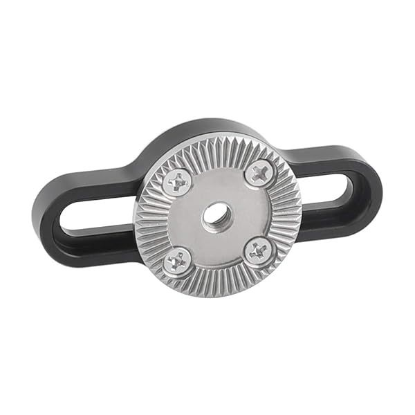 CAMVATE Standard M6 Rosette Connecting Adapter Mount with Two 1/4-20 Screws for Camera Accessories 2572