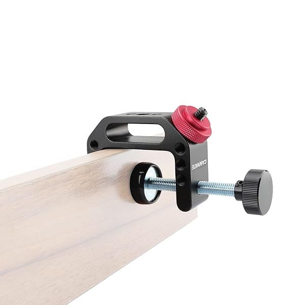 CAMVATE Universal C Clamp with 1/4-20 Thread Screw for Microphone Stand Mounting Solutions