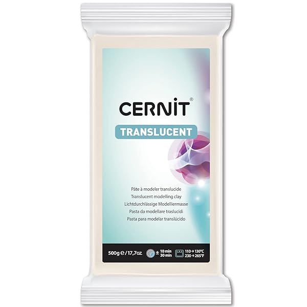 Buy CERNIT Polymer Paste - Translucent White 500g for Crafting & Sculpting | Fast Shipping & Quality Guaranteed