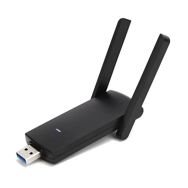 CF-924AC V2 Adapter Network Card 1300M USB Receiver Dual Band 2.4GHz 5.8GHz High-Speed Internet Access with Heat Dissipation Hole