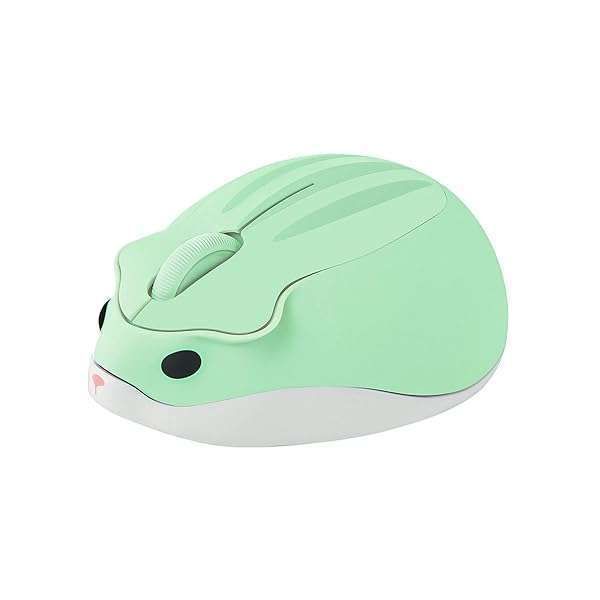 CHUYI Hamster Shape Wireless Mouse - Cute Portable Optical Mouse for Kids & Travel | Perfect Gift for School & Library