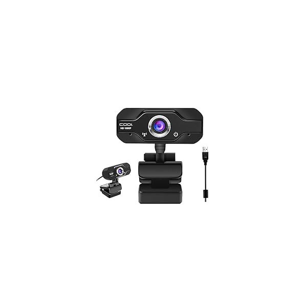 CODi Aquila HD 1080P Webcam: High-Quality Fixed-Focus for Clear Video Calls