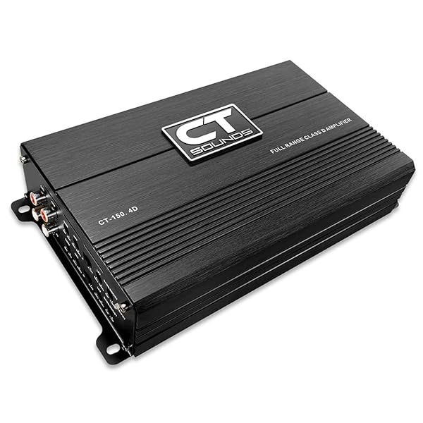 CT Sounds CT-150.4D: Powerful 1000W RMS Class D 4-Channel Car Audio Amplifier