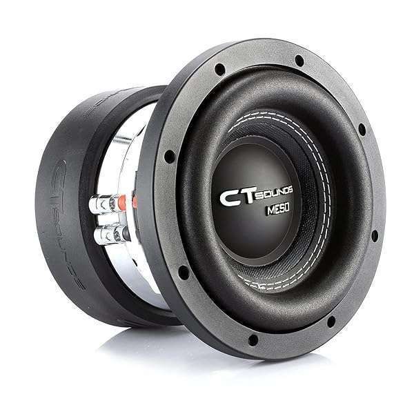 CT Sounds Meso 6.5-D2 Car Subwoofer - 800W Dual 2 Ohm 6.5 Inch for Powerful Bass