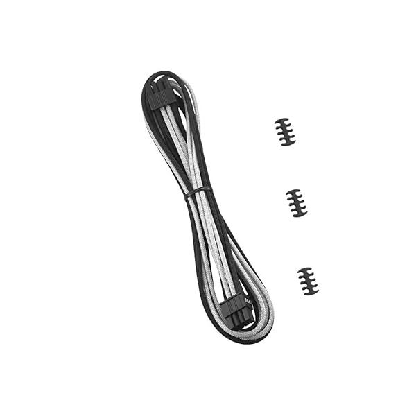CableMod RT Series Classic ModFlex Sleeved 8 Pin PCIe Cable for ASUS Seasonic Phanteks Revolt Black White 60cm