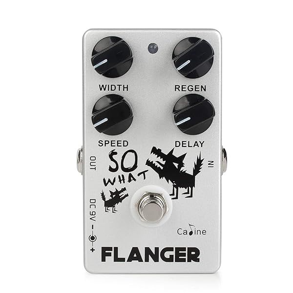 Caline CP-66 Classic Flanger Guitar Effects Pedal: Ultimate Sound Enhancement for Musicians
