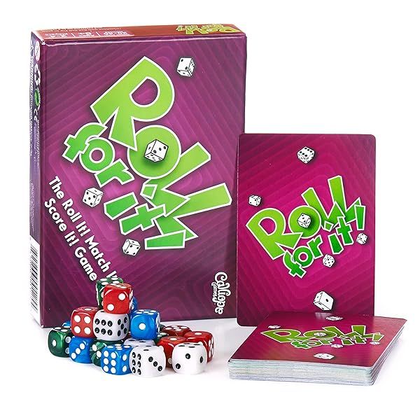 Calliope Games Roll For It Purple Edition Fun Family Dice Game for All Ages