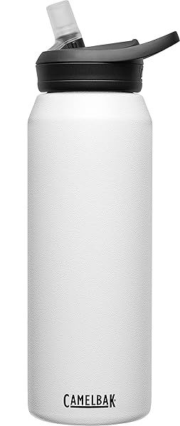 CamelBak Eddy Plus 32 oz Vacuum Stainless Insulated Water Bottle White for Ultimate Hydration and Temperature Control