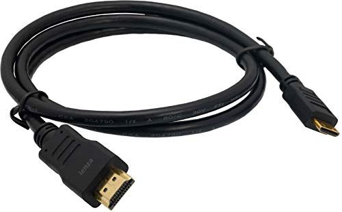HDMI Cable for Canon EOS Rebel SL1, SL2, T-Series & Powershot Models - Connect to TV Easily!