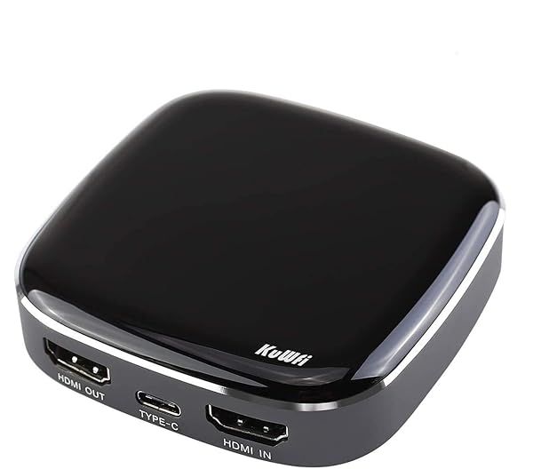 KuWFi 4K Video Capture Card 1080P 60FPS HDMI to USB C for PS4 PC OBS Camera Streaming