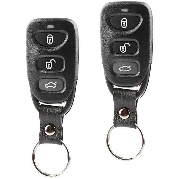 Car Key Fob Keyless Entry Remote Set of 2 for 2011-2015 Hyundai Sonata OSLOKA-950T