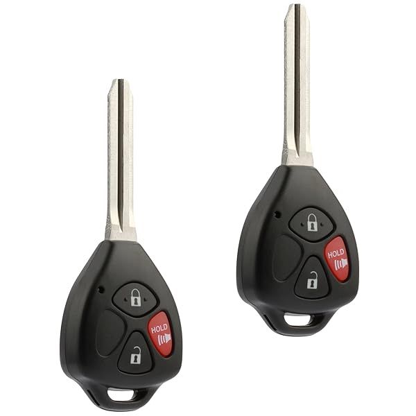 Car Key Fob Keyless Entry Remote Set of 2 for Pontiac Vibe Toyota Corolla Matrix Venza GQ4-29T 2009 to 2013