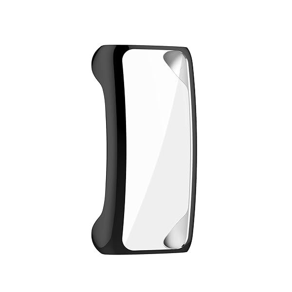 Fitbit Inspire 2/3 Case & Screen Protector - Soft TPU Full Cover (Black) for Ultimate Protection