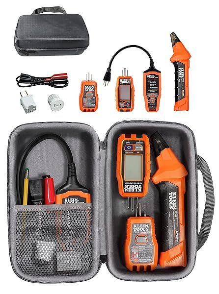 CaseSack Case for Klein Tools 80016 Circuit Breaker Finder Tool Kit ET310 AC Circuit Breaker Finder GFCI Outlet Tester RT310 Accessory Kit