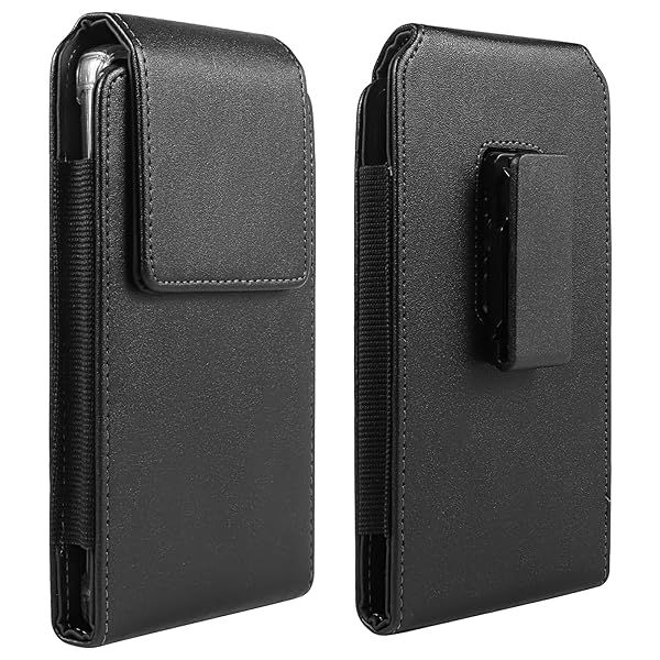 Cell Phone Swivel Belt Clip Holster PU Leather Case for Samsung Galaxy S25 S24 S23 S22 A15 A16 A35 A55 Moto G Play Stylus 5G