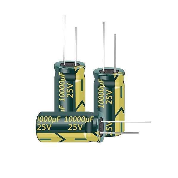 10pcs 25V 10000UF High Frequency Aluminum Electrolytic Capacitors for TV & LCD Monitor - Cermant 18x35mm