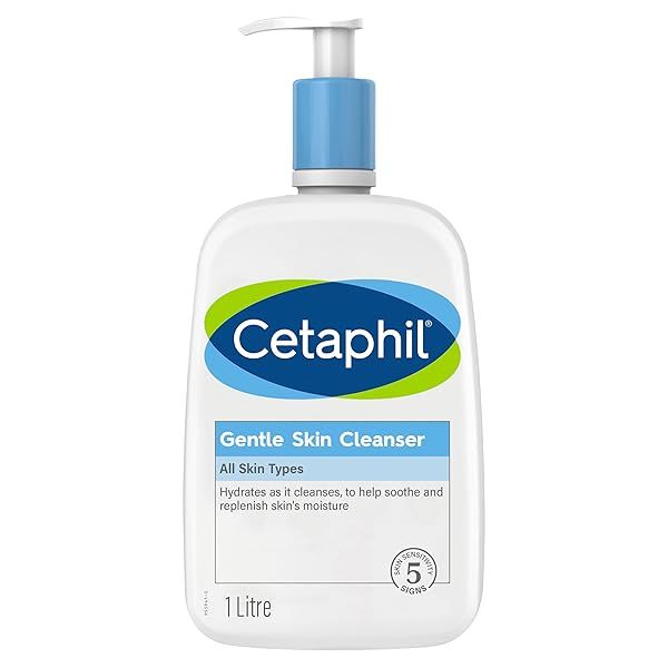 Cetaphil Gentle Skin Cleanser 33.80 oz - Best Hydrating Face Wash for All Skin Types