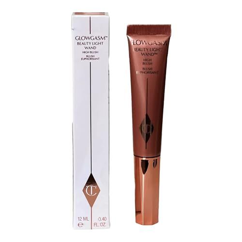Charlotte Tilbury Glowgasm Beauty Light Wand in Pinkgasm - 12ml Highlight Blush Cream for Radiant Skin