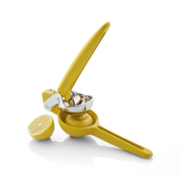 "Chef'n FreshForce Citrus Juicer - 10.25" Yellow Juicer for Effortless Citrus Extraction"