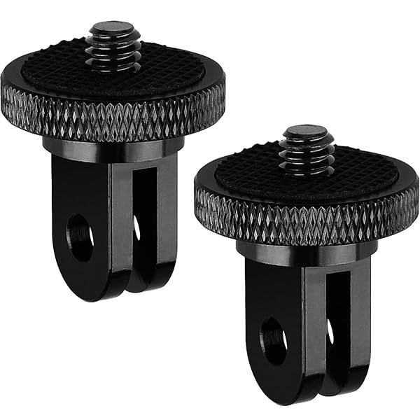 ChromLives Tripod Mount Adapter for GoPro Hero Sony Xiaomi Yi SJCAM Action Cameras Compatible with Standard 1/4 Accessories