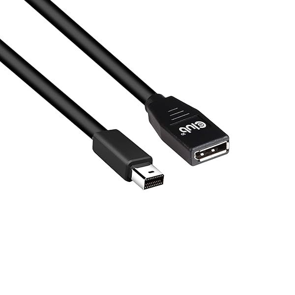 Club 3D CAC-1121 Mini DisplayPort to DisplayPort 1.4 Cable - 8K 60Hz Bi-Directional 1m (3.28ft)