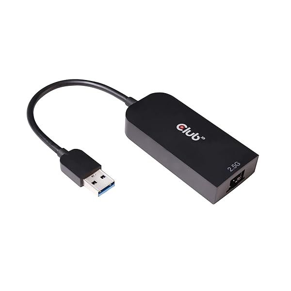 Club 3D CAC-1420 USB 3.2 Gen1 Type C to RJ45 2.5Gbps Adapter - Fast & Reliable Connectivity