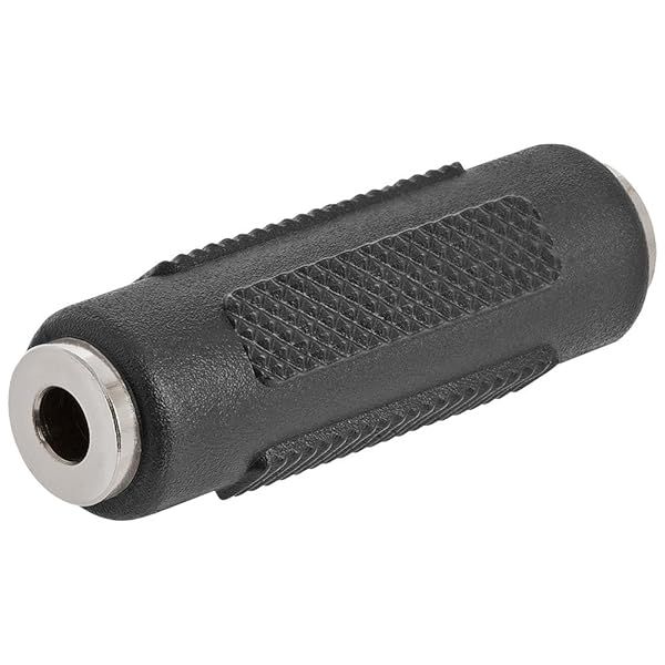 Cmple 3.5mm Stereo Jack Female to Female Audio Adapter Coupler for Stereo Cables & Speakers