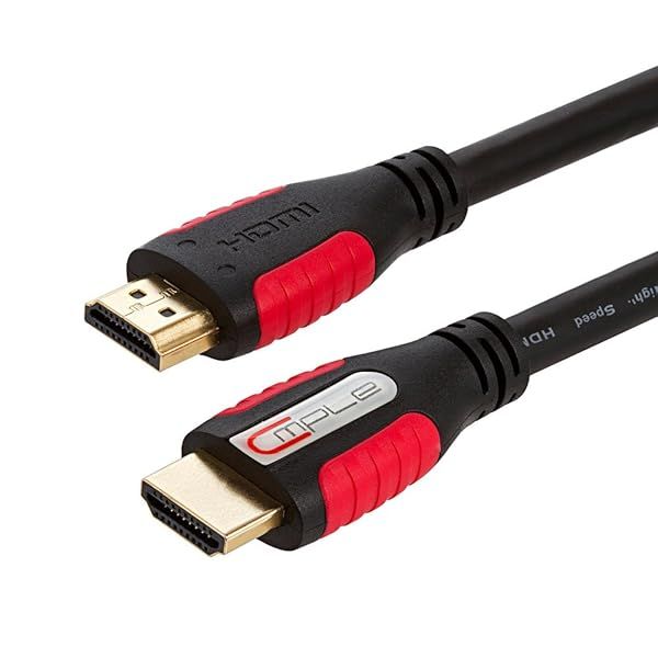 Cmple 4K Gold Plated HDMI Cable - 15ft Ultra High Speed for HDTV, 3D, HDR & Ethernet - Best Quality & Performance