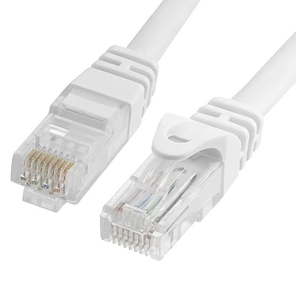 Cmple 15ft Cat 6 Ethernet Cable - 10Gbps LAN, 550MHz, RJ45 for Gaming, PC, Modem, Router & HDTV - Fast & Reliable Connection